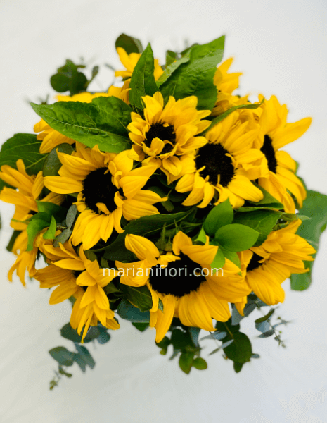 Bouquet di girasoli